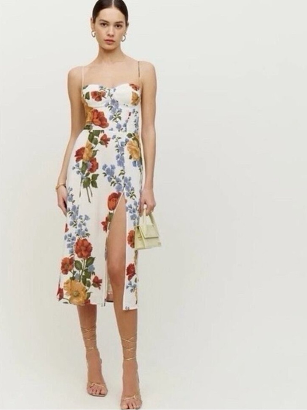 REFORMATION juliette dress formosa floral feminine garden nwt size 16